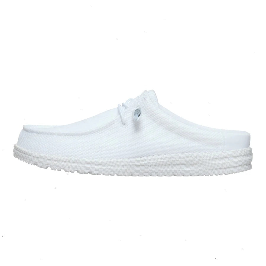 Wally Slip Warped Geo - White/Dawn Blue