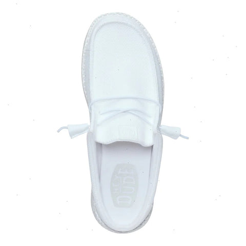 Wally Slip Warped Geo - White/Dawn Blue