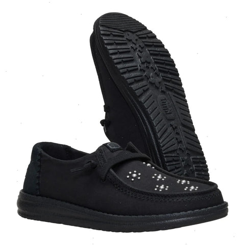 Wendy Star Stud - Black/Black