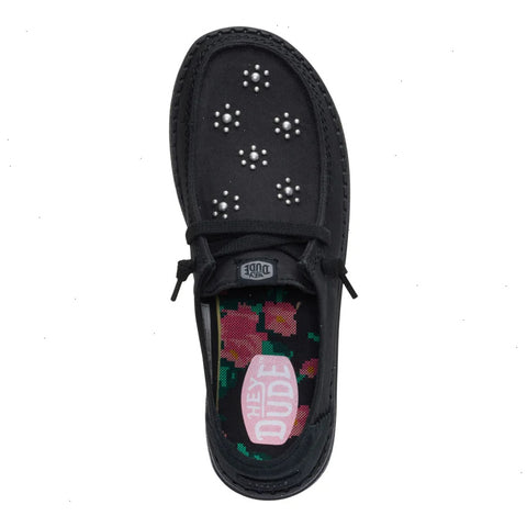 Wendy Star Stud - Black/Black