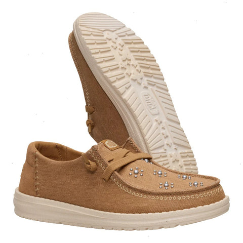 Wendy Star Stud - Cognac/Tan