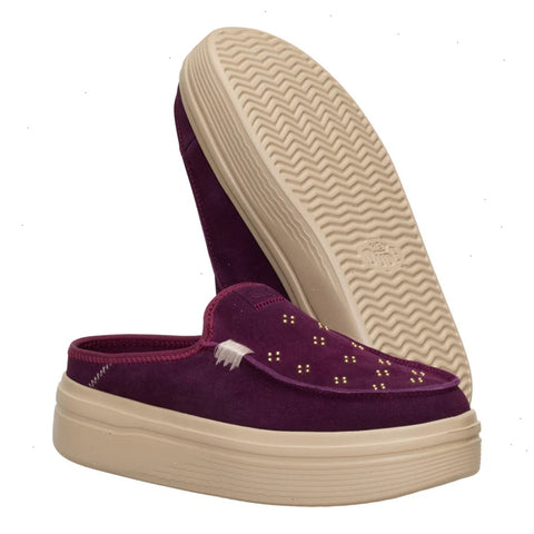 Austin Lift Suede Stud - Fig Purple