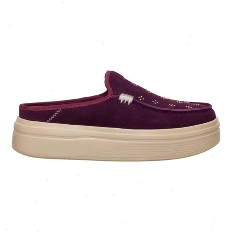 Austin Lift Suede Stud - Fig Purple