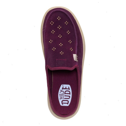 Austin Lift Suede Stud - Fig Purple