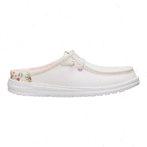 Wendy Slip Embroidered Floral - Off White