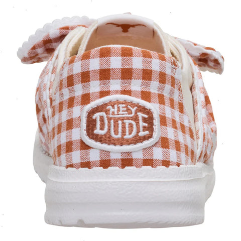 Wendy Bow Texas Longhorns - Wheat/Burnt Orange