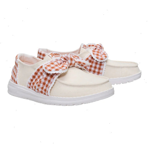 Wendy Bow Texas Longhorns - Wheat/Burnt Orange
