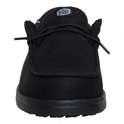 Wally Work Comp Toe Wide - Black/Black