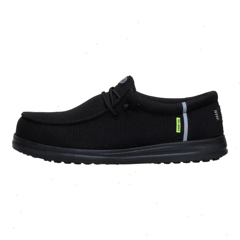 Wally Work Comp Toe Wide - Black/Black