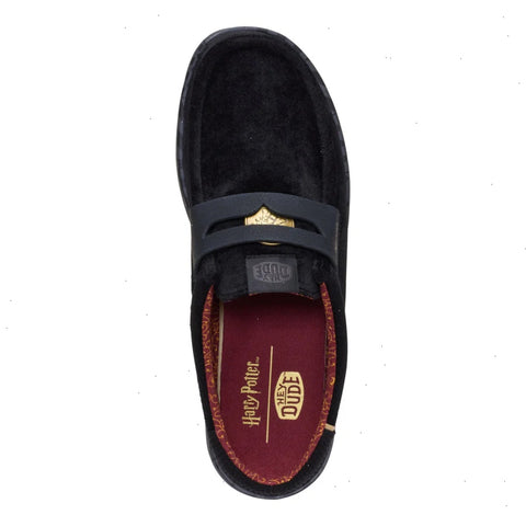 Wally Slip Hogwarts Loafer - Black/Gold