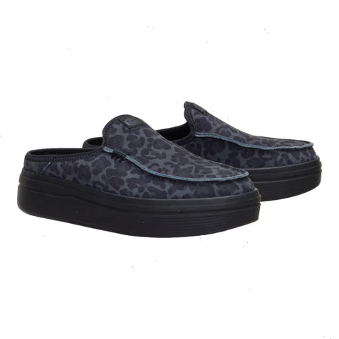 Austin Lift Suede Animal - Black Leopard