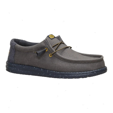 Wally Waxed Casual - Dark Grey