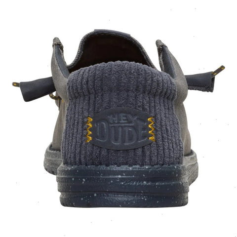 Wally Waxed Casual - Dark Grey