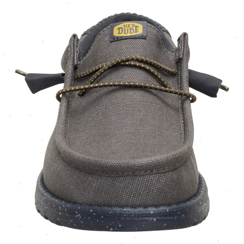 Wally Waxed Casual - Dark Grey