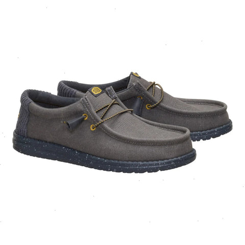 Wally Waxed Casual - Dark Grey