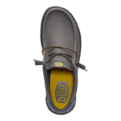 Wally Waxed Casual - Dark Grey