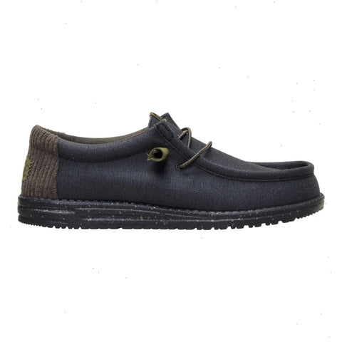 Wally Waxed Casual - Black/Black