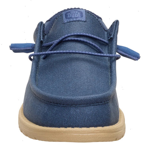 Wally Waxed Casual - Navy