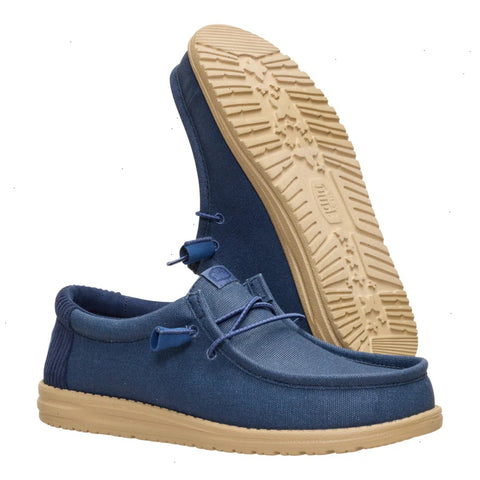 Wally Waxed Casual - Navy