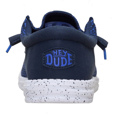 Wally Funk Stretch Speckle - Navy Blazer/Multi