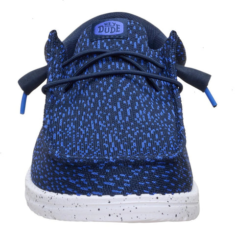 Wally Funk Stretch Speckle - Navy Blazer/Multi