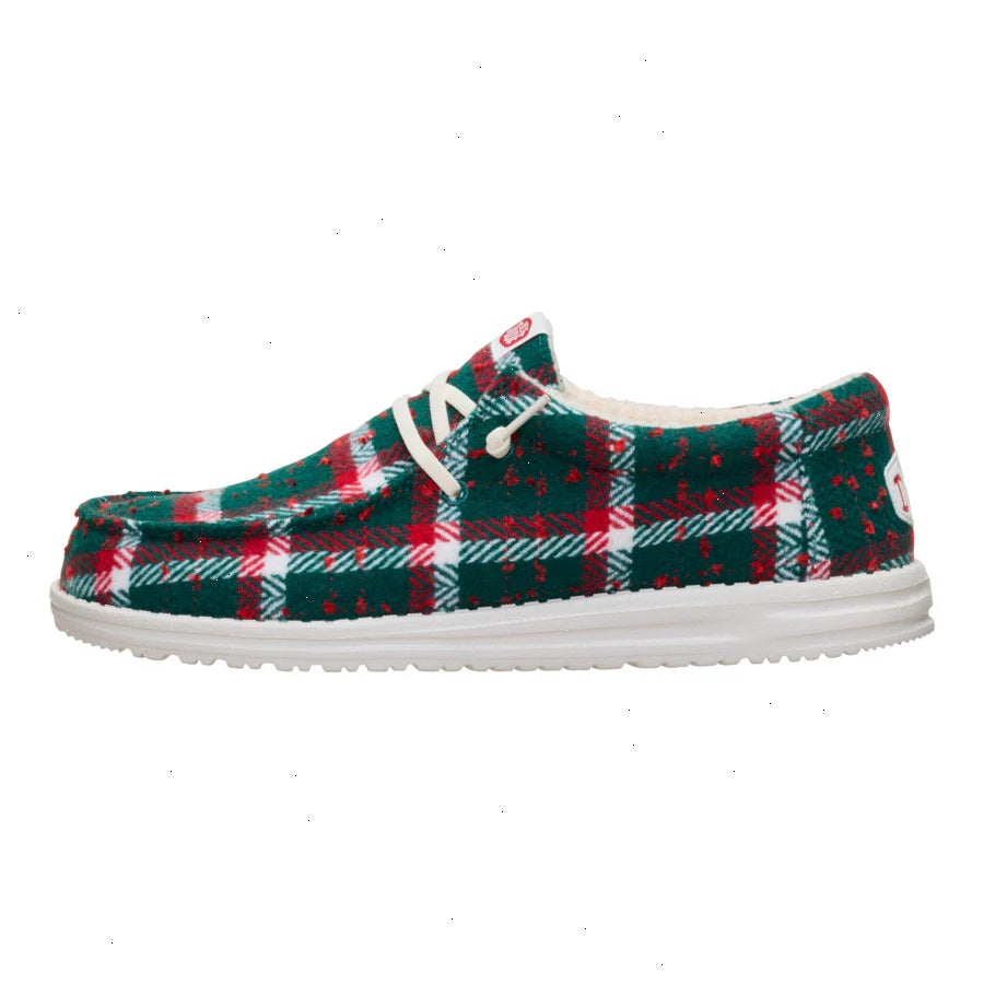 Wally Confetti Plaid Cozy - Red/Green/Multi