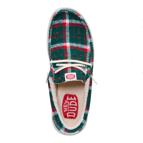Wally Confetti Plaid Cozy - Red/Green/Multi