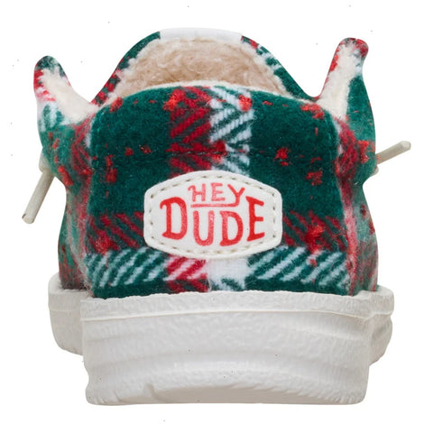 Wally Toddler Confetti Plaid Cozy - Red/Green/Multi