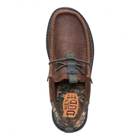 Wally Funk Realtree Edge Suede - Mole Brown/Camo