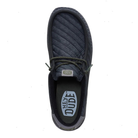 Wally Washed Quilt - Black/Grey