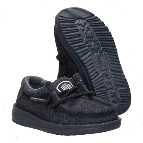 Wally Toddler Stretch Jersey - Black