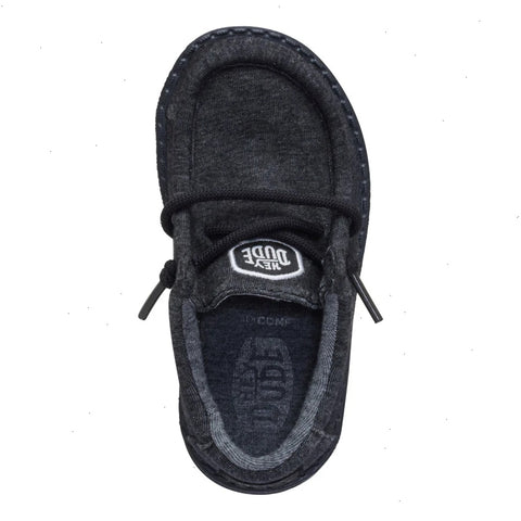 Wally Toddler Stretch Jersey - Black