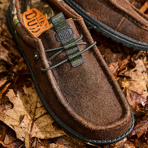 Wally Funk Realtree Edge Suede - Mole Brown/Camo