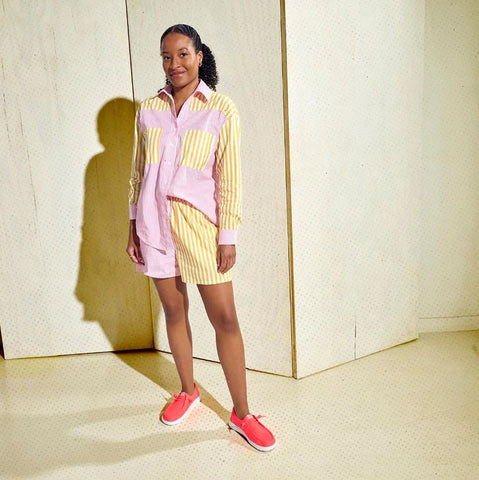 Wendy Stretch Canvas - Fiery Coral