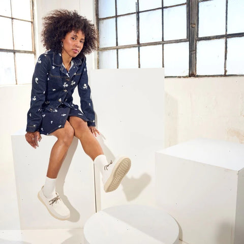 Wendy NXT Moc - Egret/Wood Ash