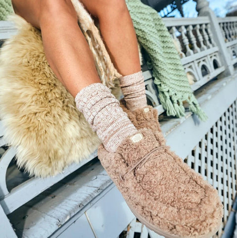 Wendy Slipper - Cozy Timber Wolf